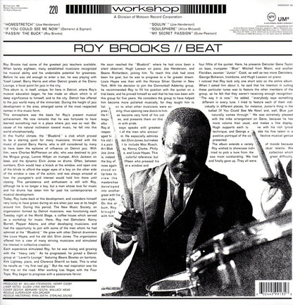 Roy Brooks : Beat (LP, Album, RE, 180)