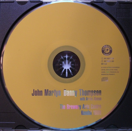 John Martyn, Danny Thompson With Arran Ahmun : The Brewery Arts Centre Kendal 1986 (CD, Album)