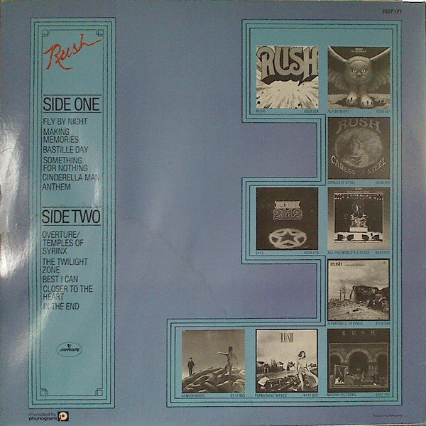 Rush : Rush Through Time (LP, Comp, RE)