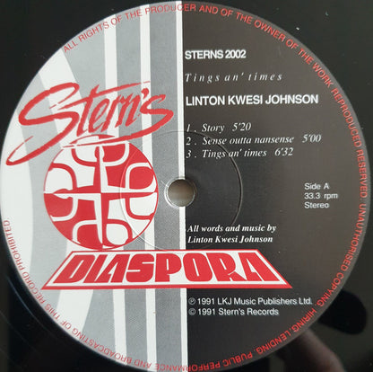 Linton Kwesi Johnson : Tings An' Times (LP, Album)