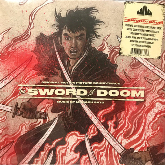 Masaru Sato : The Sword Of Doom (Original Motion Picture Soundtrack) (LP, Dlx, RE, RM, Bla)
