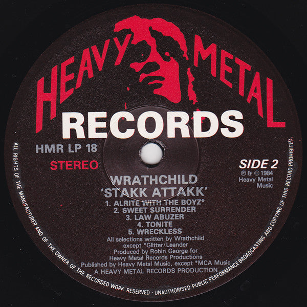 Wrathchild : Stakk Attakk (LP, Album)