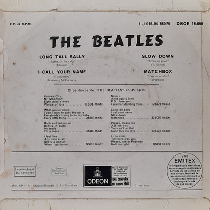 The Beatles : Long Tall Sally (7", EP, RE)