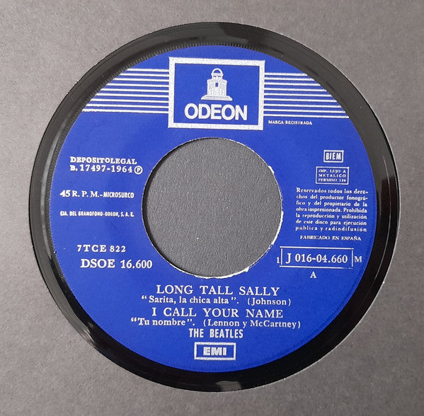 The Beatles : Long Tall Sally (7", EP, RE)