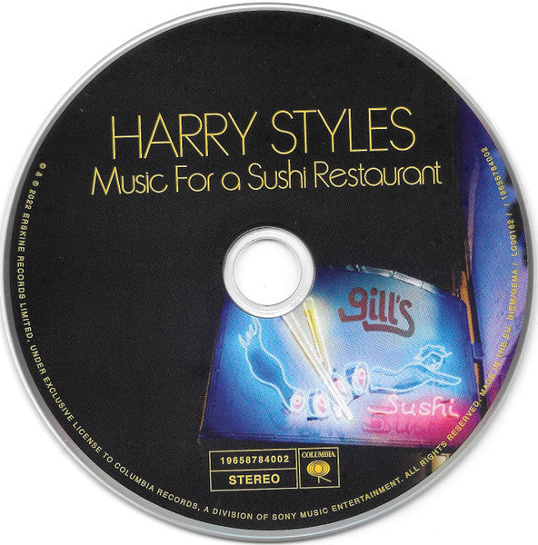 Harry Styles : Music For A Sushi Restaurant (CD, Single, Num)