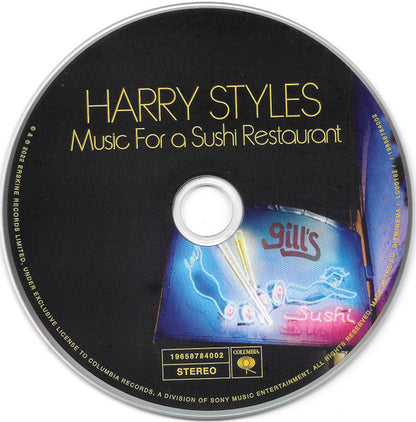 Harry Styles : Music For A Sushi Restaurant (CD, Single, Num)