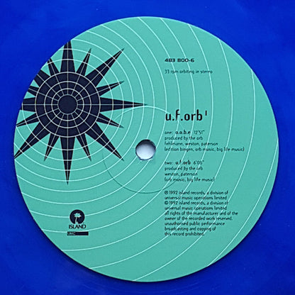 The Orb : U.F.Orb (2xLP, Album, Ltd, RE, Blu)