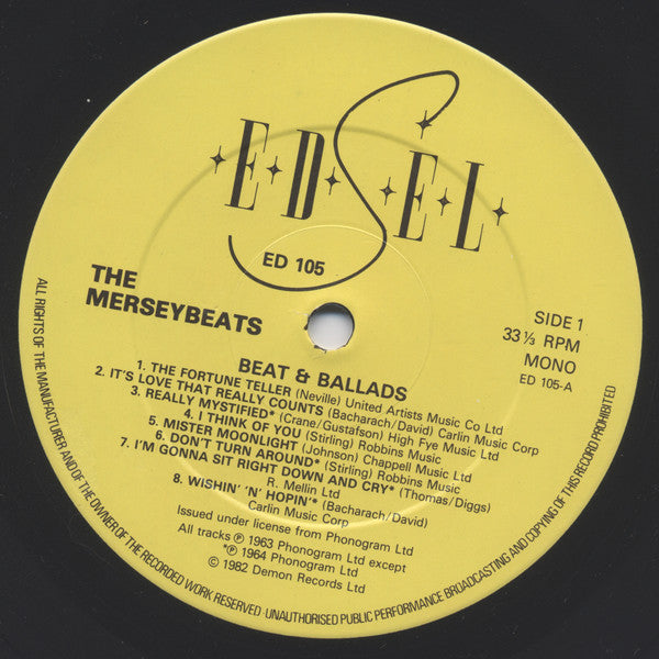 The Merseybeats : Beat & Ballads (LP, Comp)