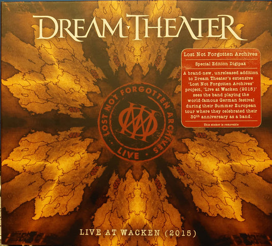 Dream Theater : Live At Wacken (2015) (CD, Album, S/Edition)