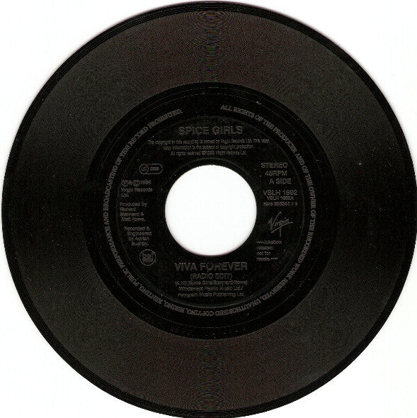 Spice Girls : Viva Forever (7", Single, Jukebox)