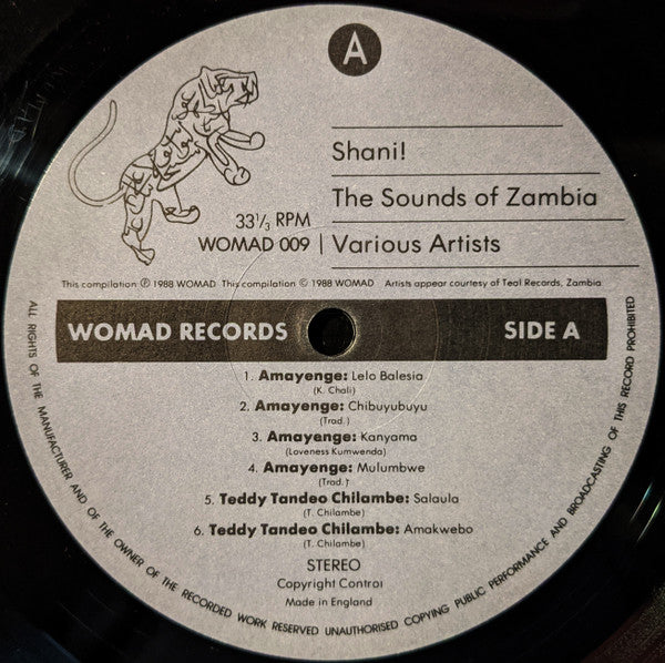 Various : Shani! The Sounds Of Zambia (LP)