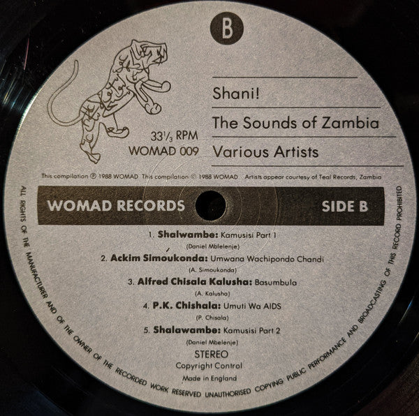 Various : Shani! The Sounds Of Zambia (LP)