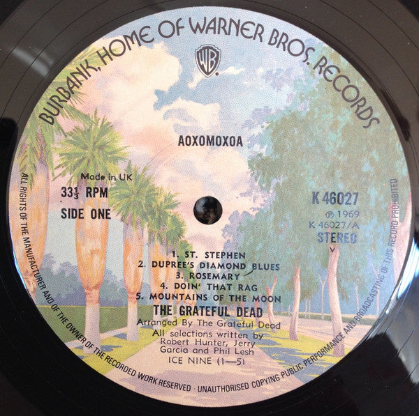 The Grateful Dead : Aoxomoxoa (LP, Album, RE)