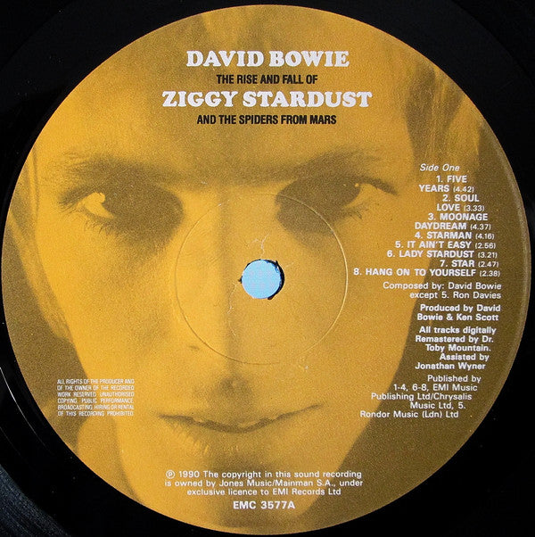 David Bowie : The Rise And Fall Of Ziggy Stardust And The Spiders From Mars (LP, Album, RE, Gat)