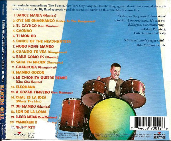 Tito Puente : King Of Kings: The Very Best Of Tito Puente (CD, Comp)