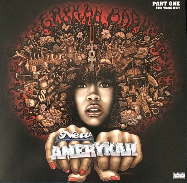 Erykah Badu : New Amerykah: Part One (4th World War) (2xLP, Album, RE, Pur)