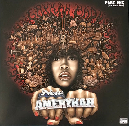 Erykah Badu : New Amerykah: Part One (4th World War) (2xLP, Album, RE, Pur)