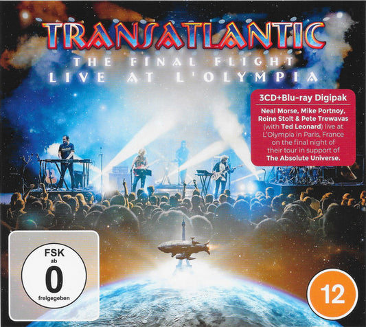 Transatlantic (2) : The Final Flight: Live At L'Olympia (3xCD, Album + Blu-ray, Multichannel + Ltd)