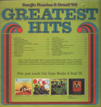 Sérgio Mendes & Brasil '66 : Greatest Hits (LP, Comp, Uni)