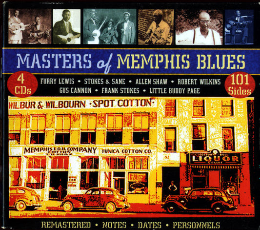 Various : Masters Of Memphis Blues (4xCD, Comp + Box)