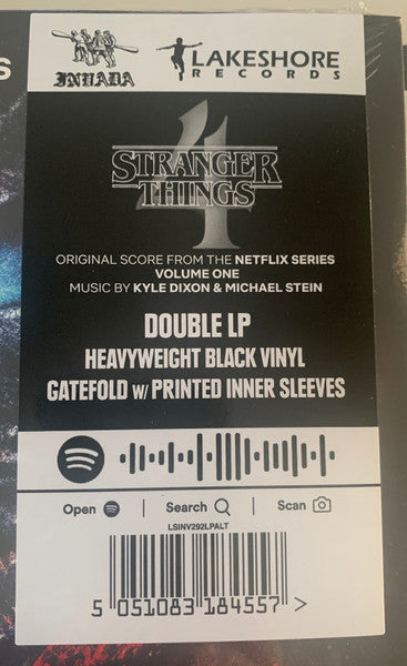 Kyle Dixon (2), Michael Stein (9) : Stranger Things 4  - Volume One (Original Score From The Netflix Series) (2xLP, Album)
