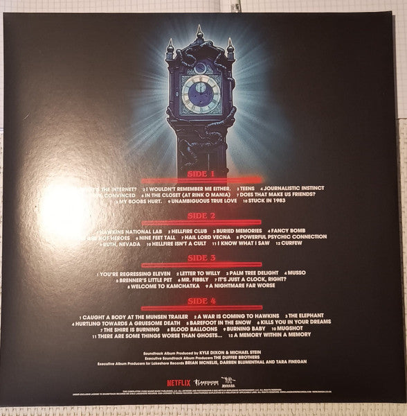 Kyle Dixon (2), Michael Stein (9) : Stranger Things 4  - Volume One (Original Score From The Netflix Series) (2xLP, Album)