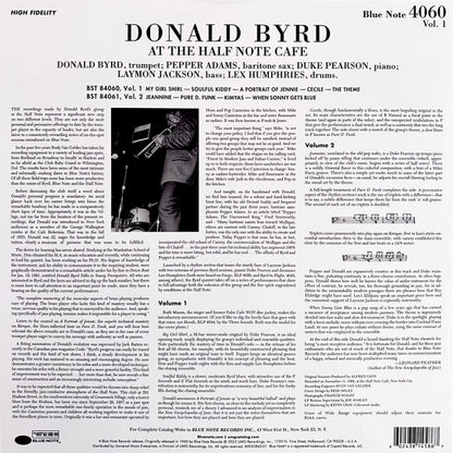 Donald Byrd : At The Half Note Cafe Volume 1 (LP, Album, RE, 180)