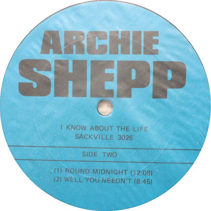 Archie Shepp : I Know About The Life (LP, Album)