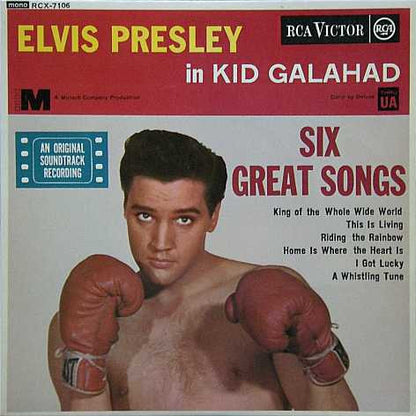 Elvis Presley : Kid Galahad (7", EP, Mono)