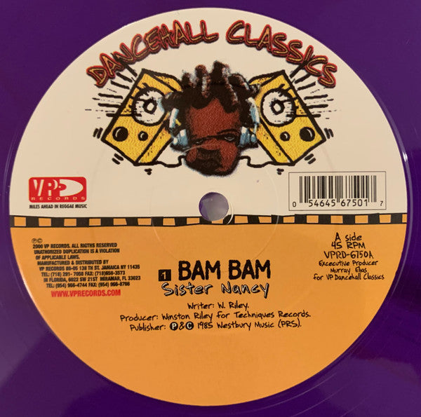 Sister Nancy : Bam Bam (12", RE, Pur)