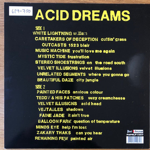 Various : Acid Dreams (LP, Comp, Ltd, Num, RE)