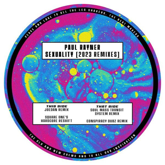 Paul Rayner : Sexuality (2023 Remixes) (12")