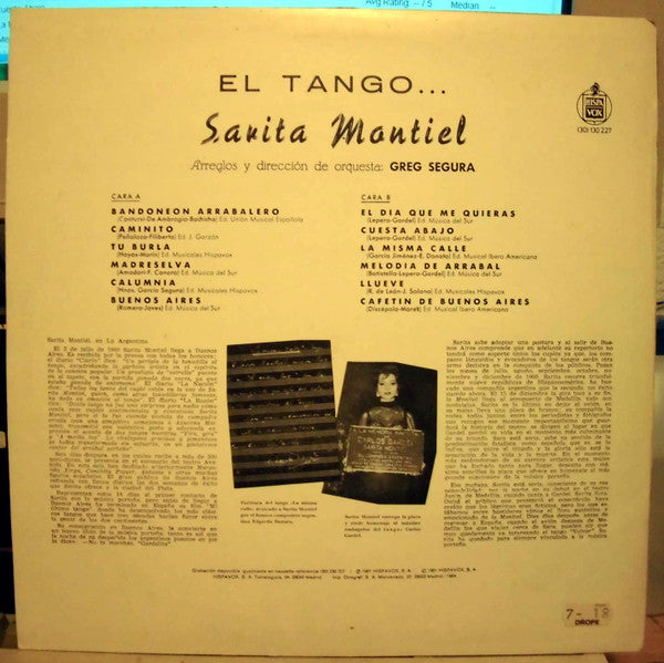 Sarita Montiel* : El Tango... (LP, RE)