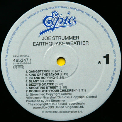 Joe Strummer : Earthquake Weather (LP, Album)