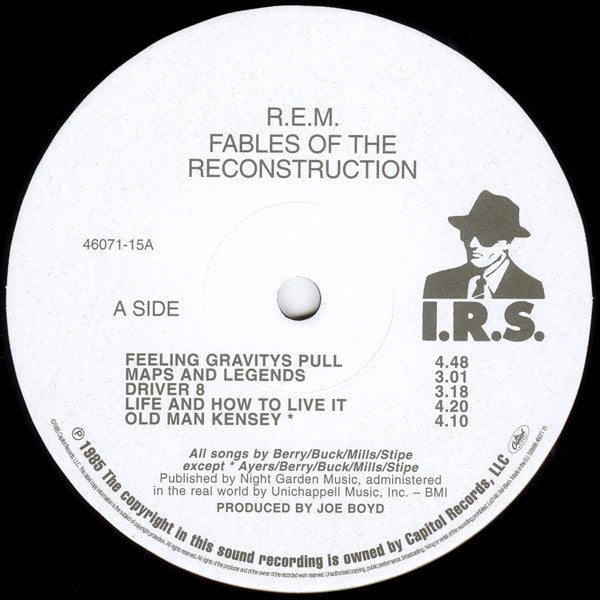 R.E.M. : Fables Of The Reconstruction (LP, Album, RE, RM, 180)