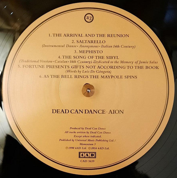 Dead Can Dance : Aion (LP, Album, RE)