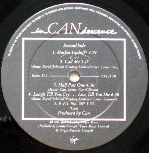 Can : InCANdescence (LP, Comp)