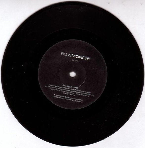 NewOrder* : Blue Monday 1988 (7", Single, RP, ISS)