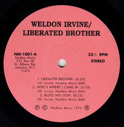 Weldon Irvine : Liberated Brother (LP, RE)