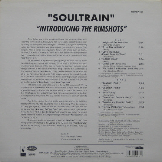 The Rimshots : Soul Train (LP, RE)