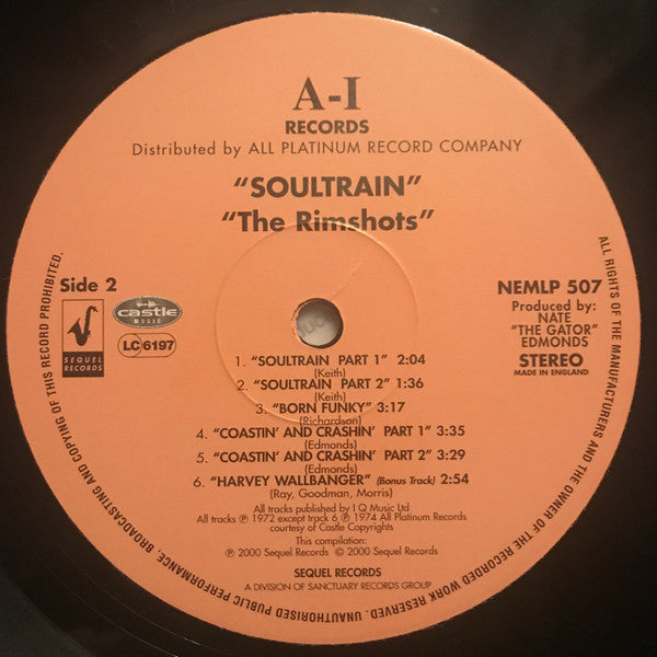 The Rimshots : Soul Train (LP, RE)