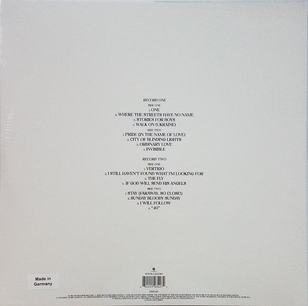 U2 : Songs Of Surrender (2xLP, Album, Ltd, Blu)
