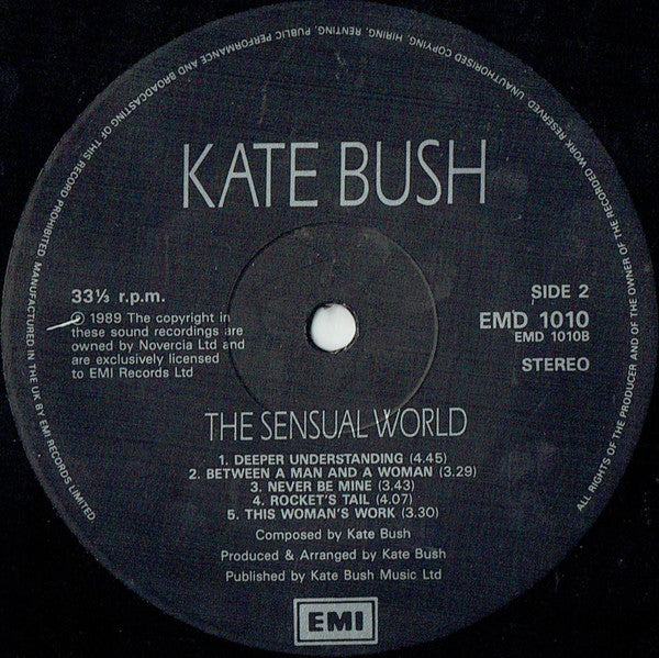 Kate Bush : The Sensual World (LP, Album)