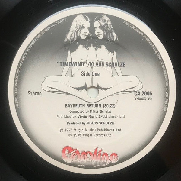Klaus Schulze : Timewind (LP, Album, Gat)