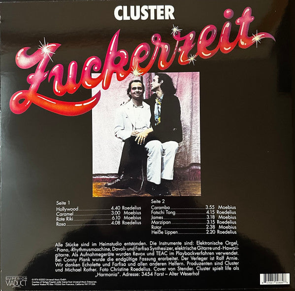 Cluster : Zuckerzeit (LP, Album, RE)