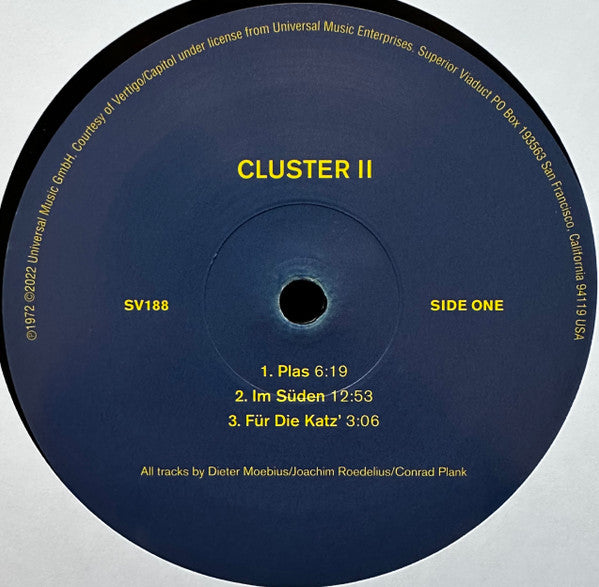 Cluster : Cluster II (LP, Album, RE)