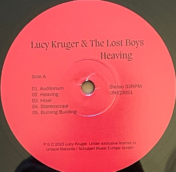 Lucy Kruger & The Lost Boys : Heaving (LP, Album)