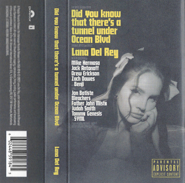 Lana Del Rey : Did You Know That There's A Tunnel Under Ocean Blvd (Cass, Album, Cre)