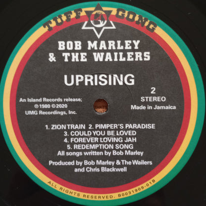 Bob Marley & The Wailers : Uprising (LP, Album, Ltd, Num, RE)