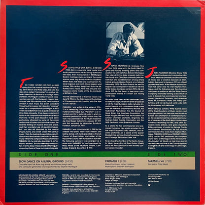 Stephen Montague : Slow Dance On A Burial Ground (LP, Album)